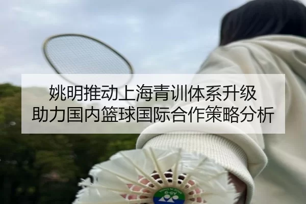 姚明推动上海青训体系升级 助力国内篮球国际合作策略分析